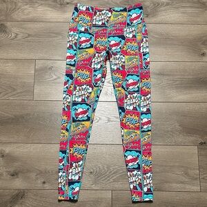 CVG Constantly Varied Gear‎ Knockout Multicolor Side Pocket Leggings Size Small